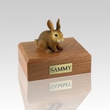 Brown Medium Rabbit Cremation Urn